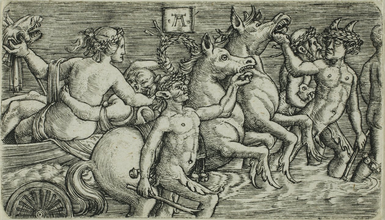 Le triomphe des dieux de la mer - Albrecht Altdorfer