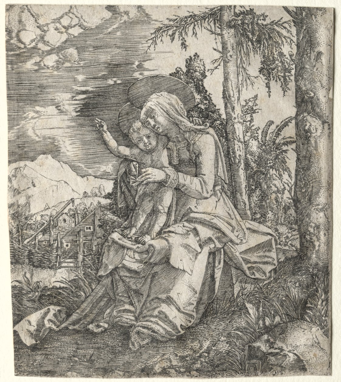 La Vierge dans un paysage - Albrecht Altdorfer