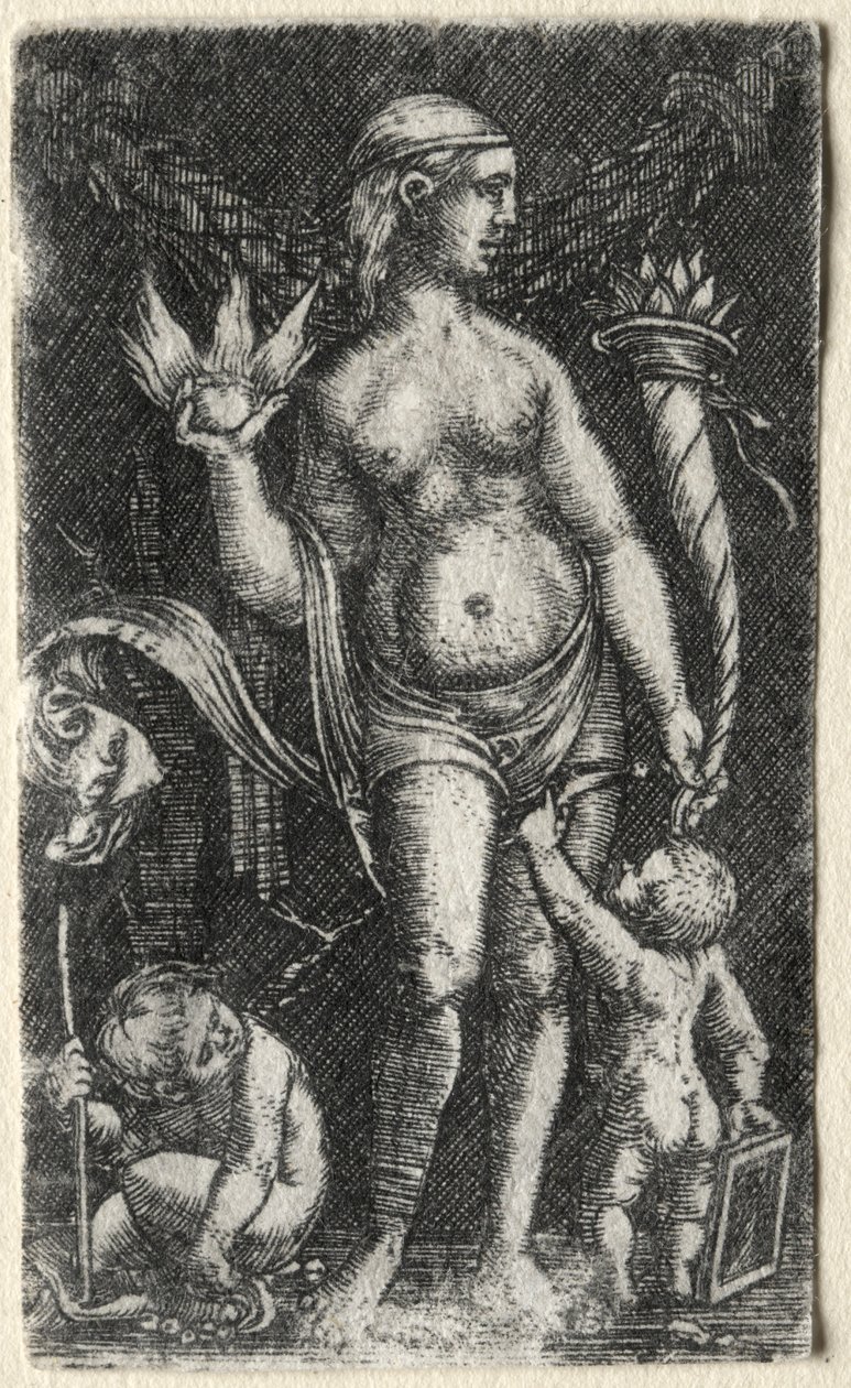 Vénus entre deux cupidons, 1520 - Albrecht Altdorfer