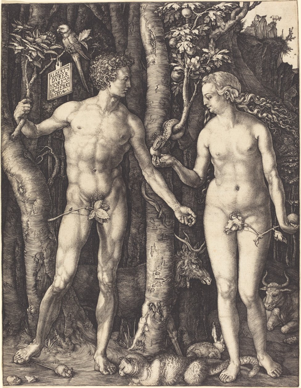 Adam et Ève - Albrecht Dürer