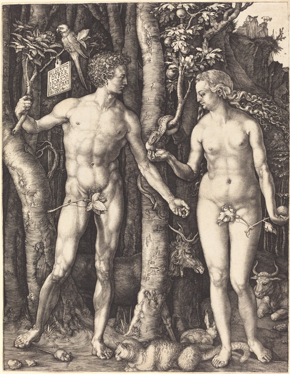 Adam et Ève - Albrecht Dürer