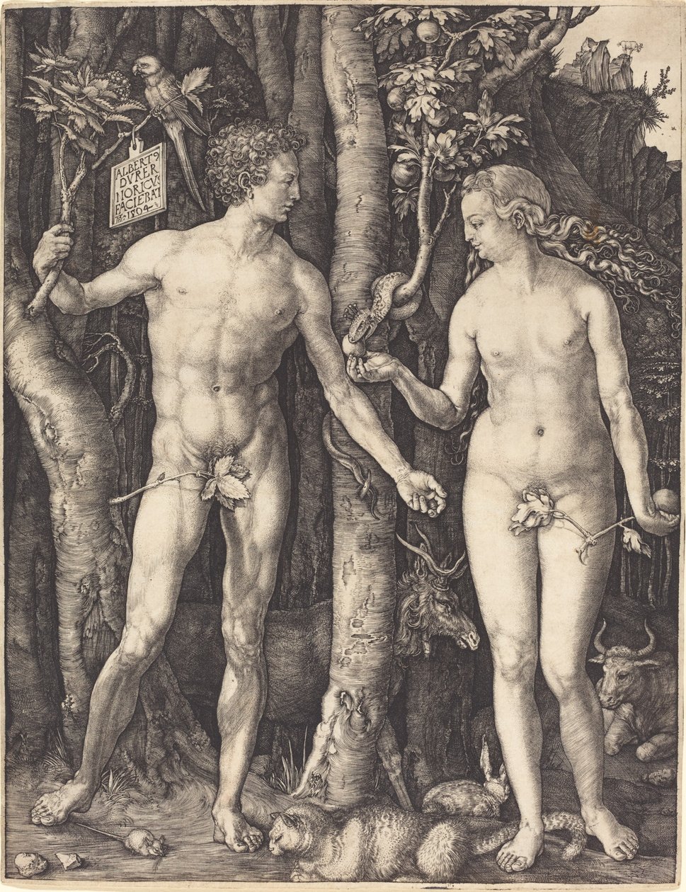 Adam et Ève - Albrecht Dürer