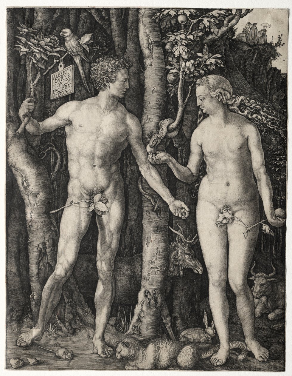 Adam et Ève - Albrecht Dürer