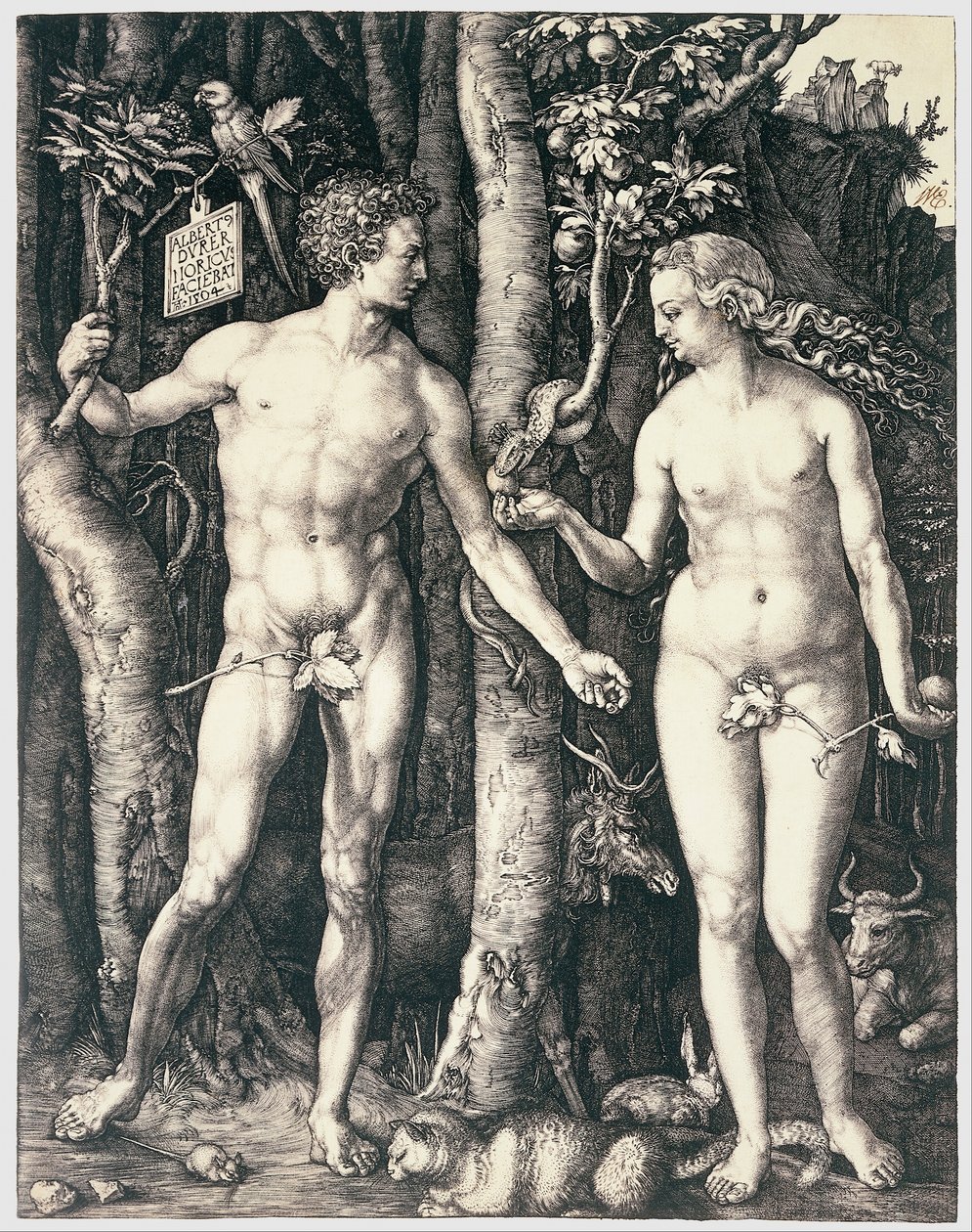 Adam et Eve - Albrecht Dürer