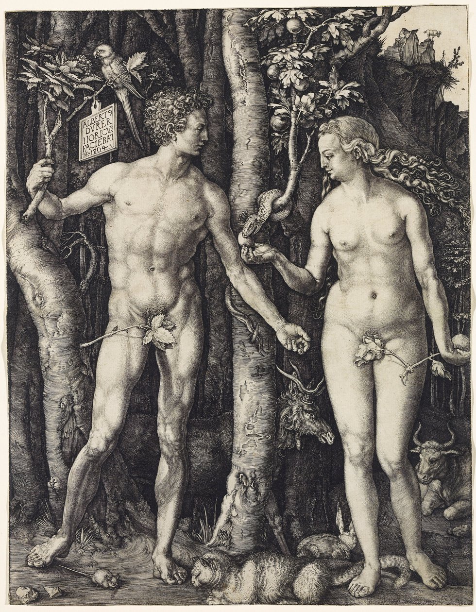 Adam et Ève - Albrecht Dürer