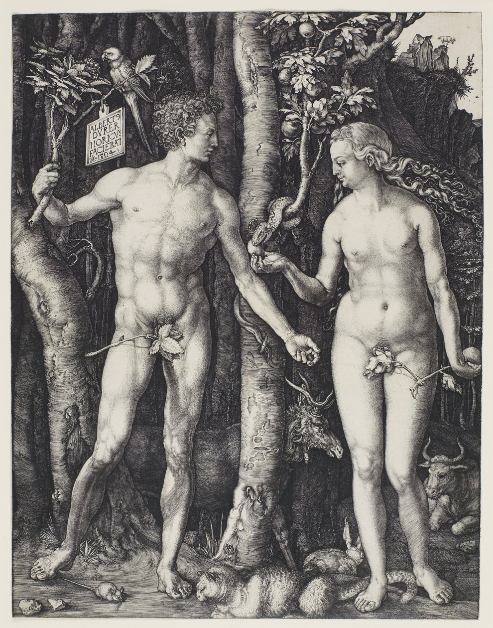Adam et Ève - Albrecht Dürer
