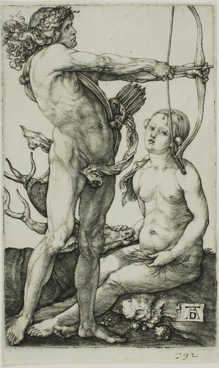 Apollon et Diane - Albrecht Dürer