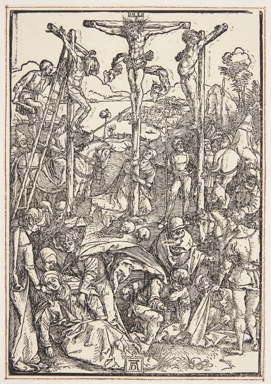 Calvaire (modeste gravure sur bois) - Albrecht Dürer