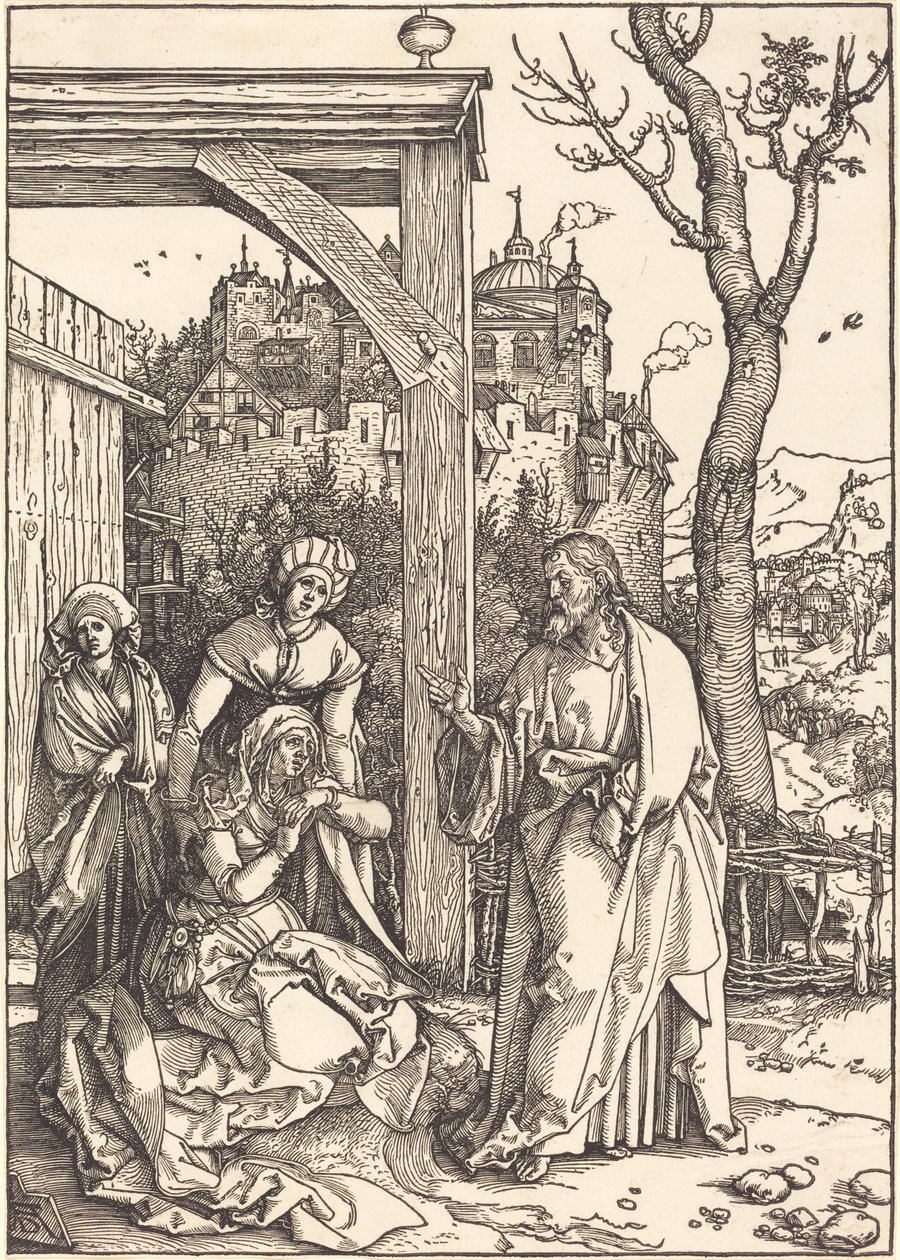 Le Christ prenant congé de sa mère - Albrecht Dürer