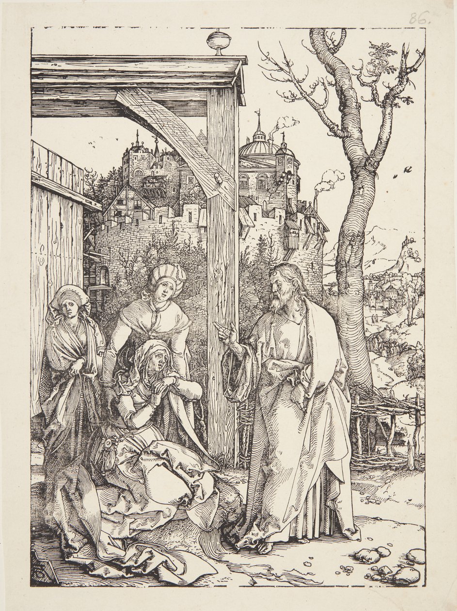 Le Christ prenant congé de sa mère - Albrecht Dürer