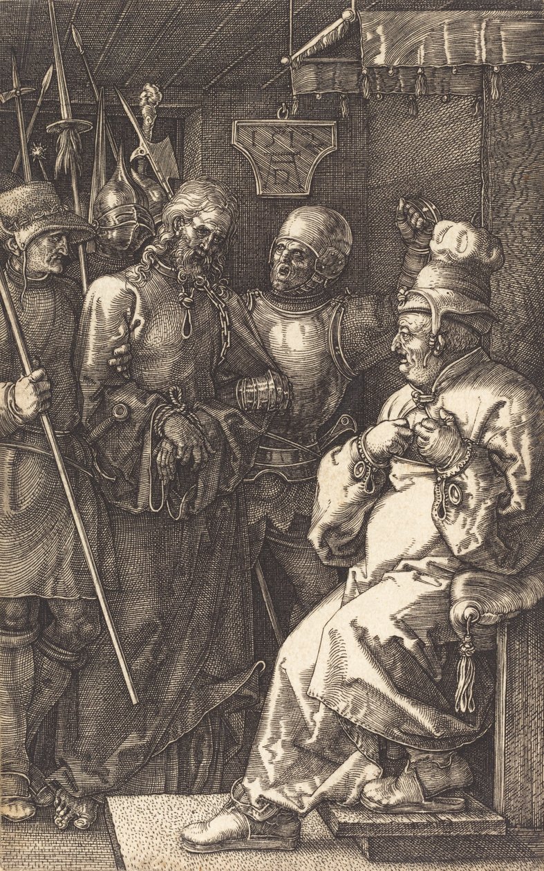 Le Christ devant Caïphe, 1512 - Albrecht Dürer