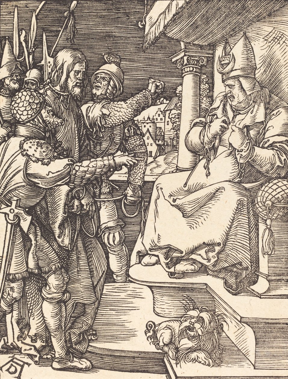 Christ devant Caïphe - Albrecht Dürer