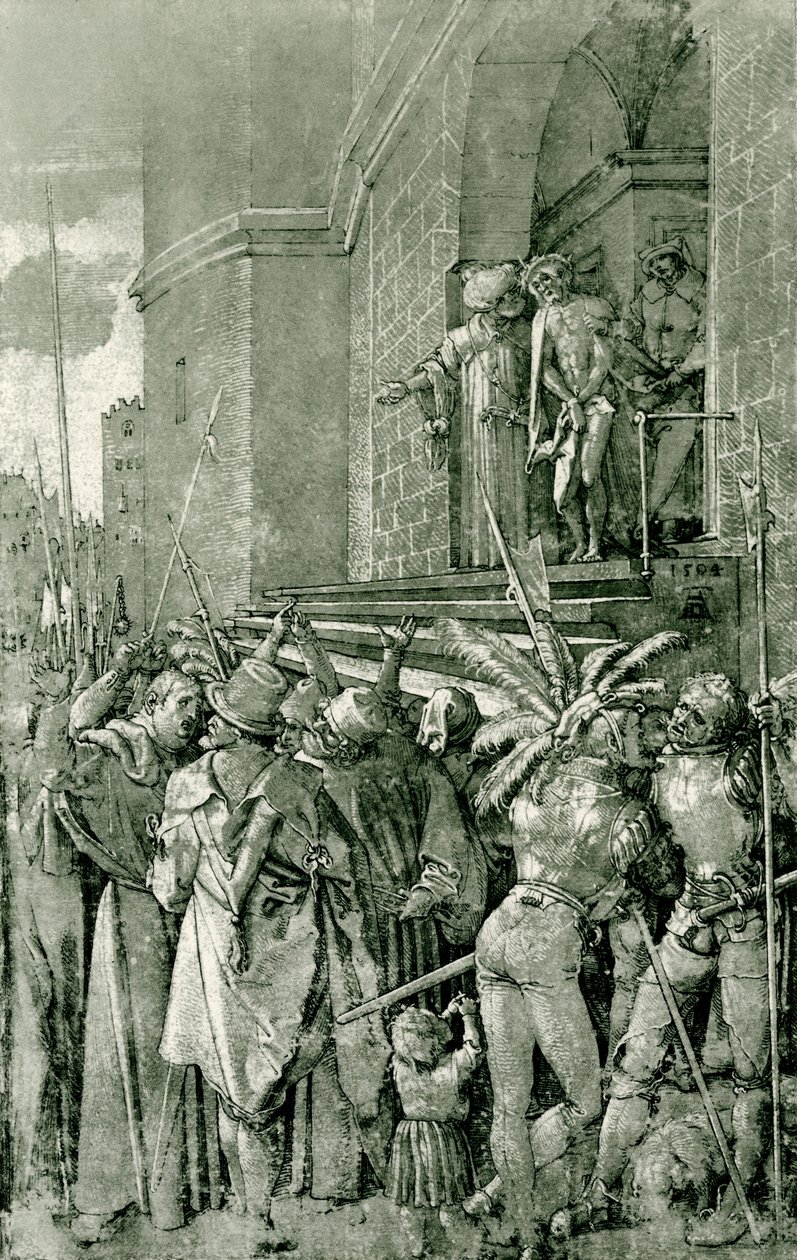 Christ présenté au peuple - Albrecht Dürer