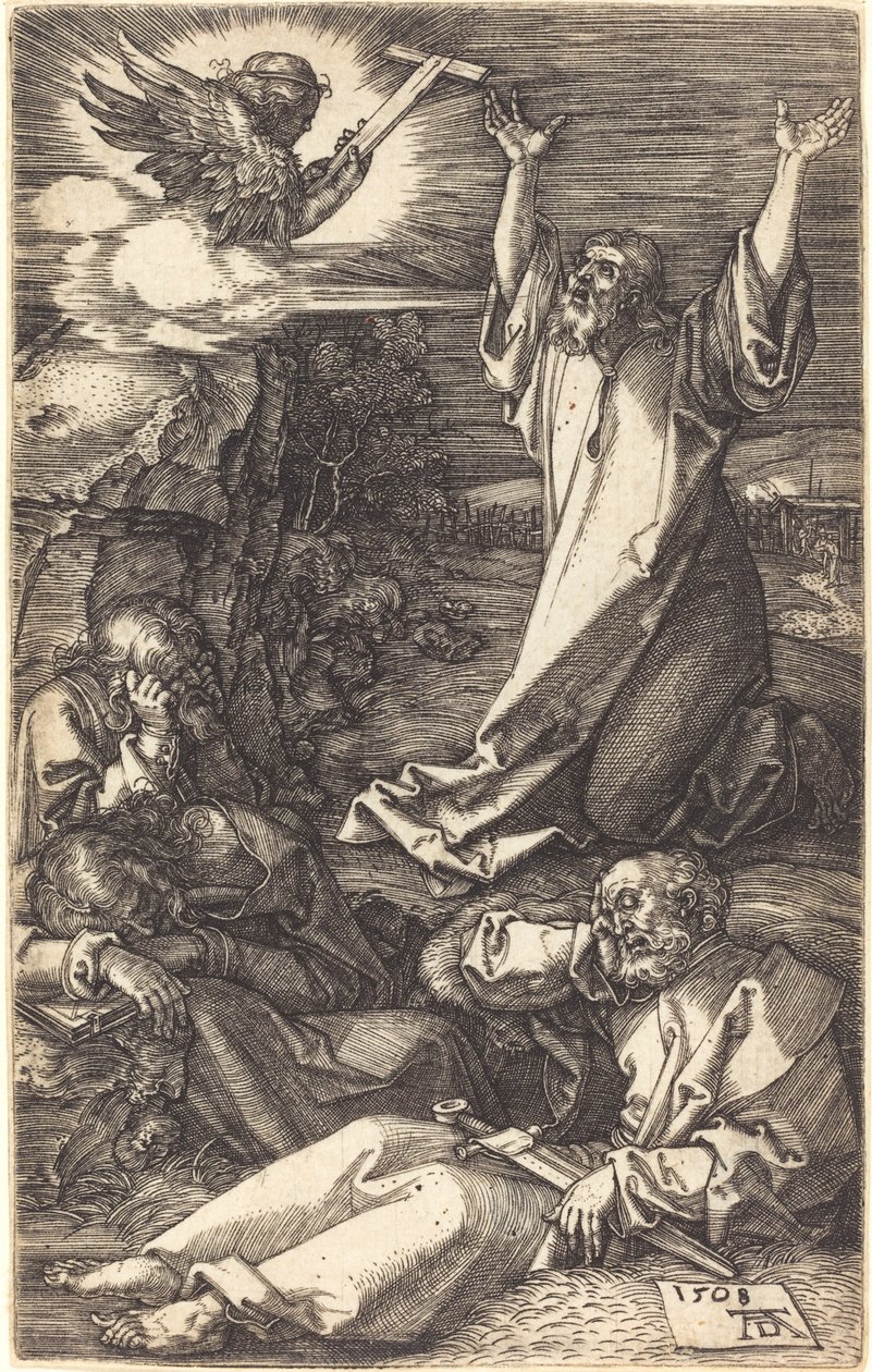 Christ au mont des Oliviers - Albrecht Dürer