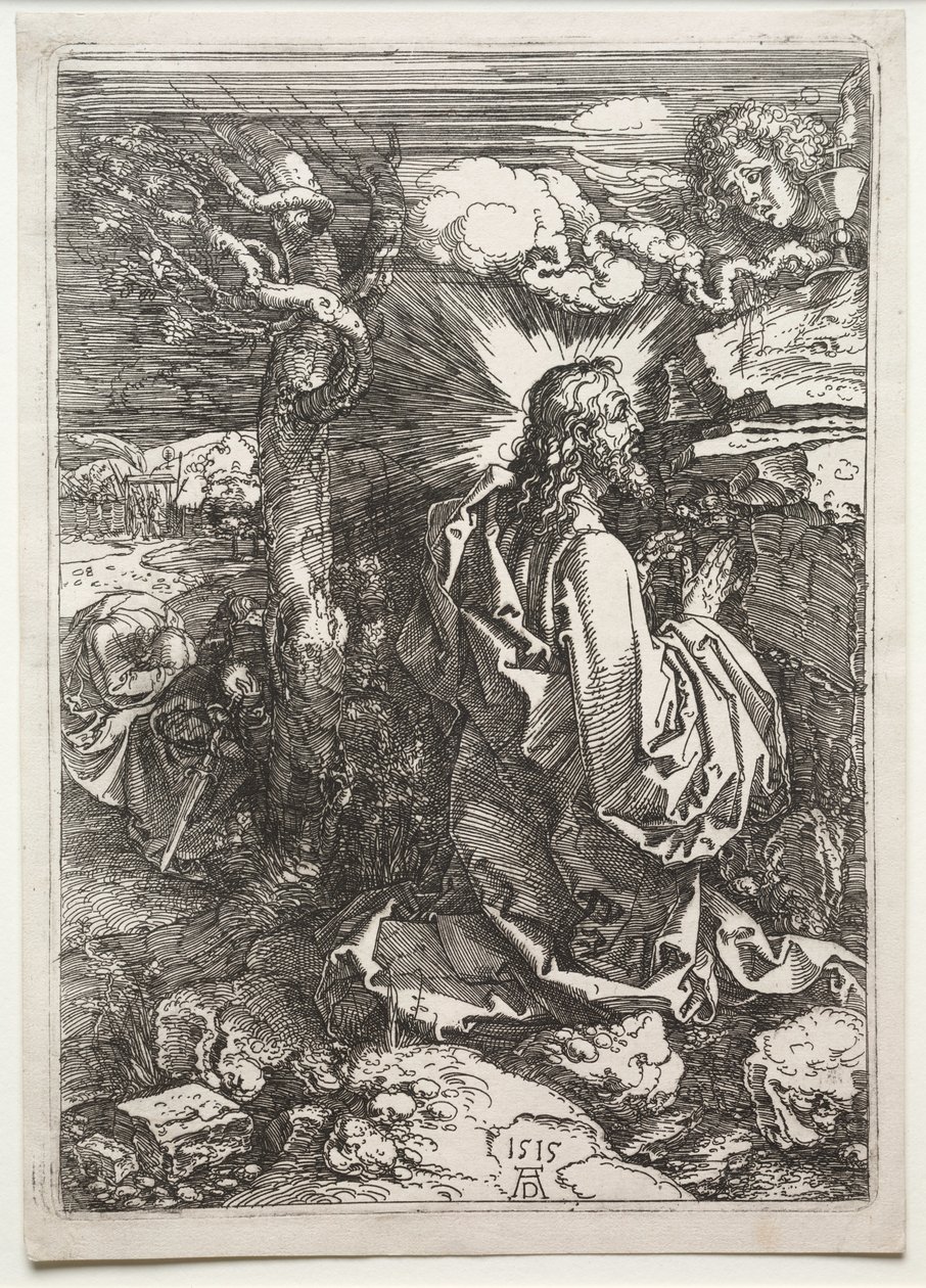 Le Christ au mont des Oliviers - Albrecht Dürer