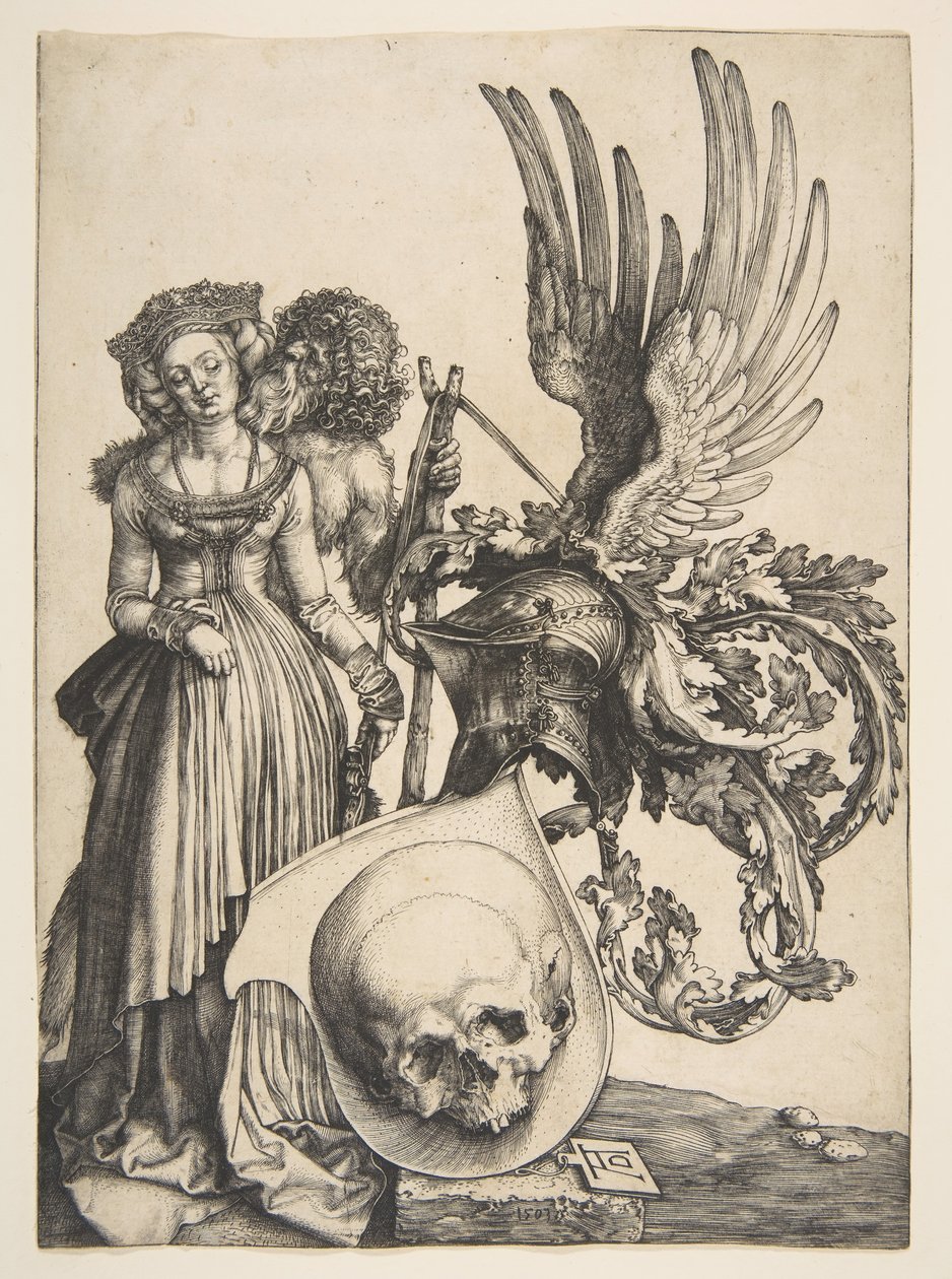 Blason avec un crâne - Albrecht Dürer