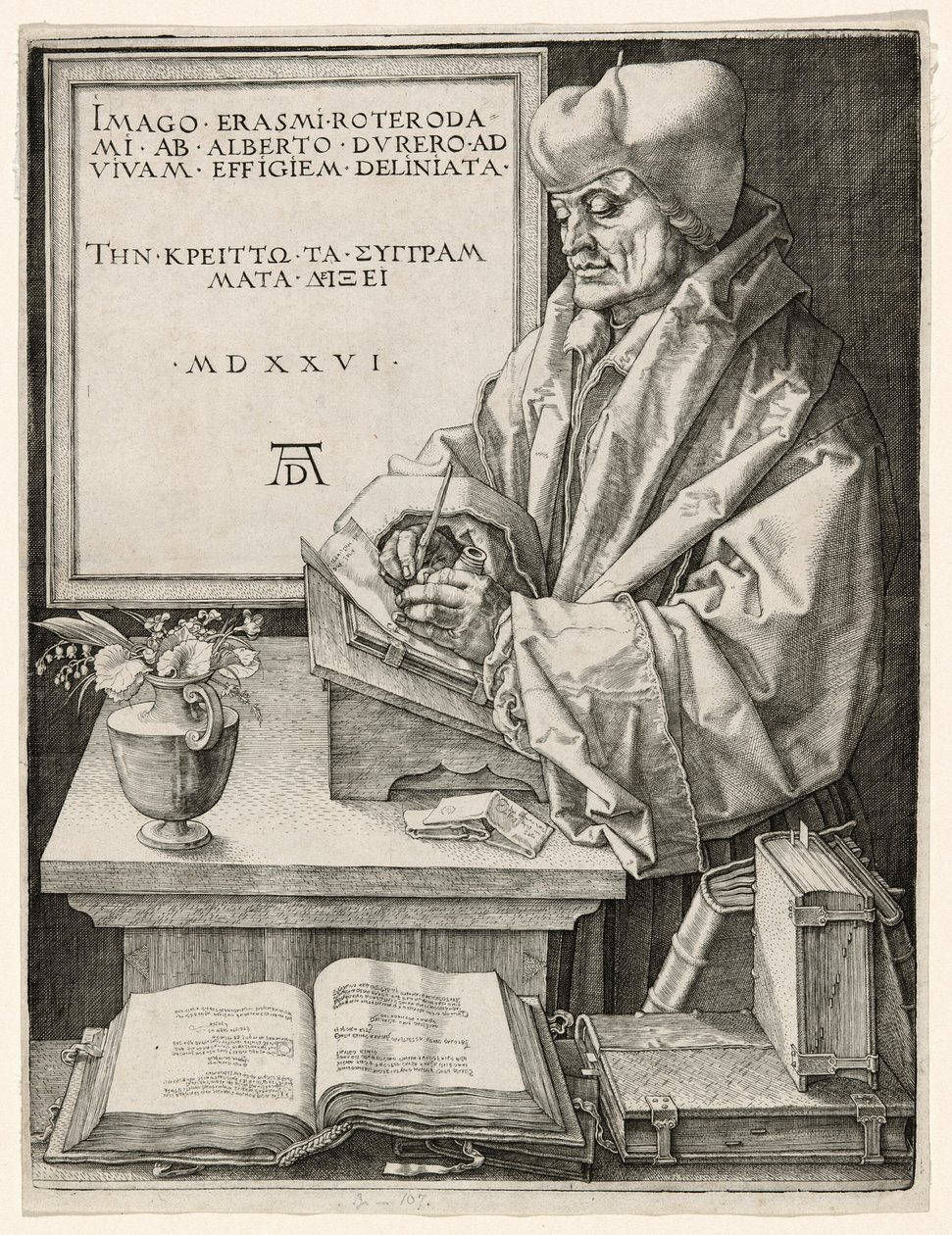 Érasme de Rotterdam - Albrecht Dürer