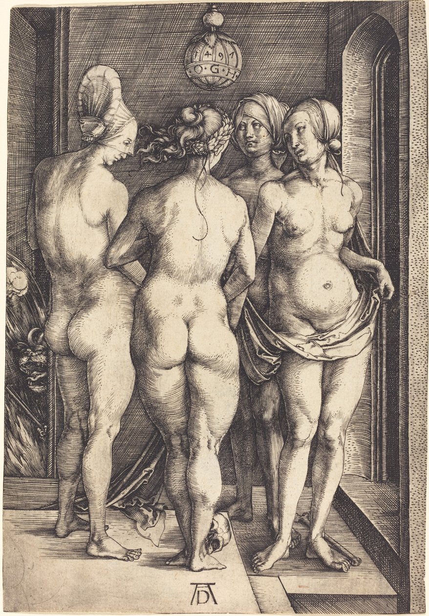 Quatre femmes nues - Albrecht Dürer