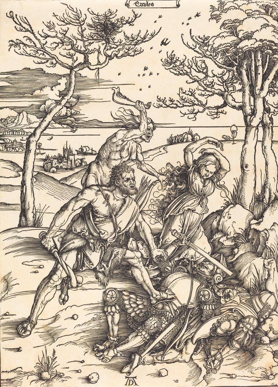 Hercule conquérant Cacus - Albrecht Dürer