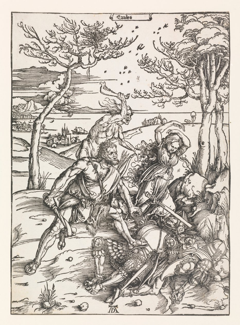 Hercule conquérant les jumeaux Molionide - Albrecht Dürer