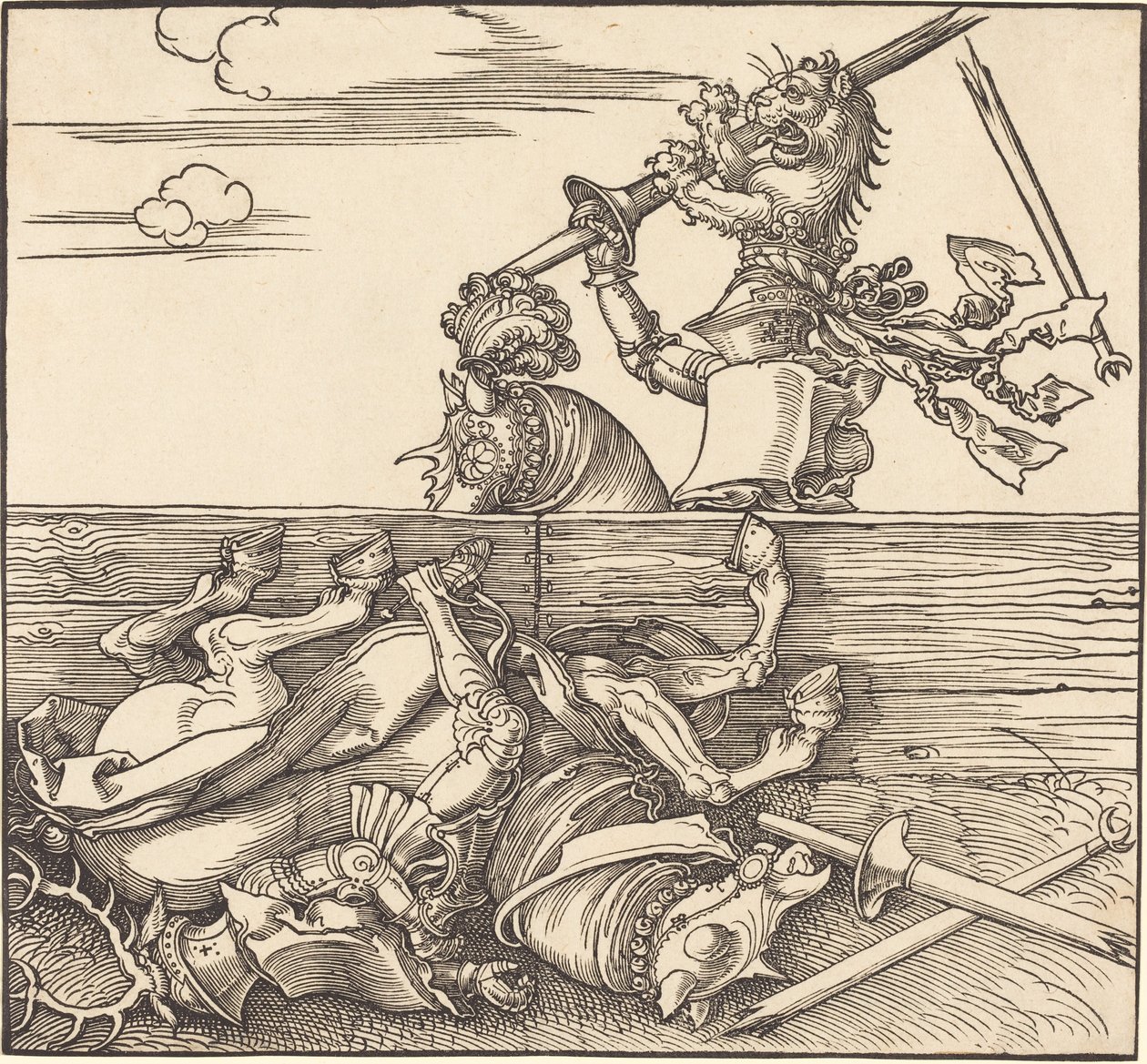 Joute italienne - Albrecht Dürer