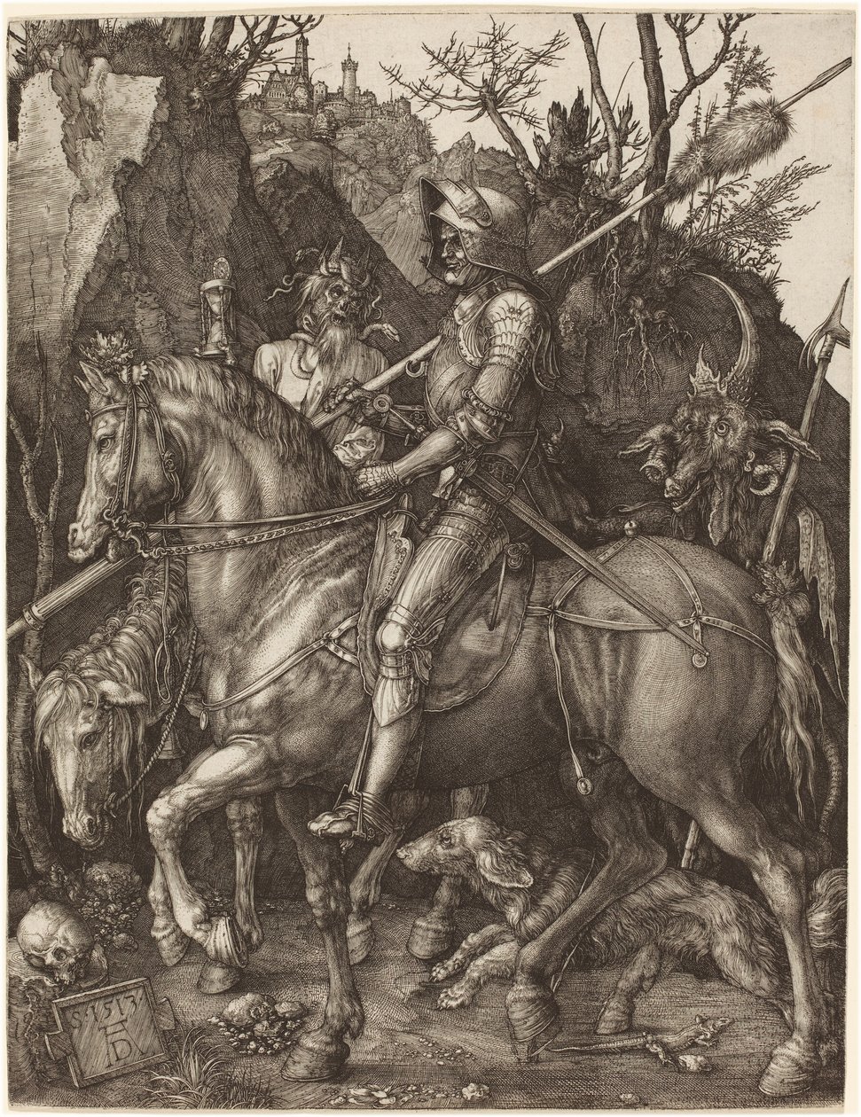 Le Chevalier, la Mort et le Diable - Albrecht Dürer
