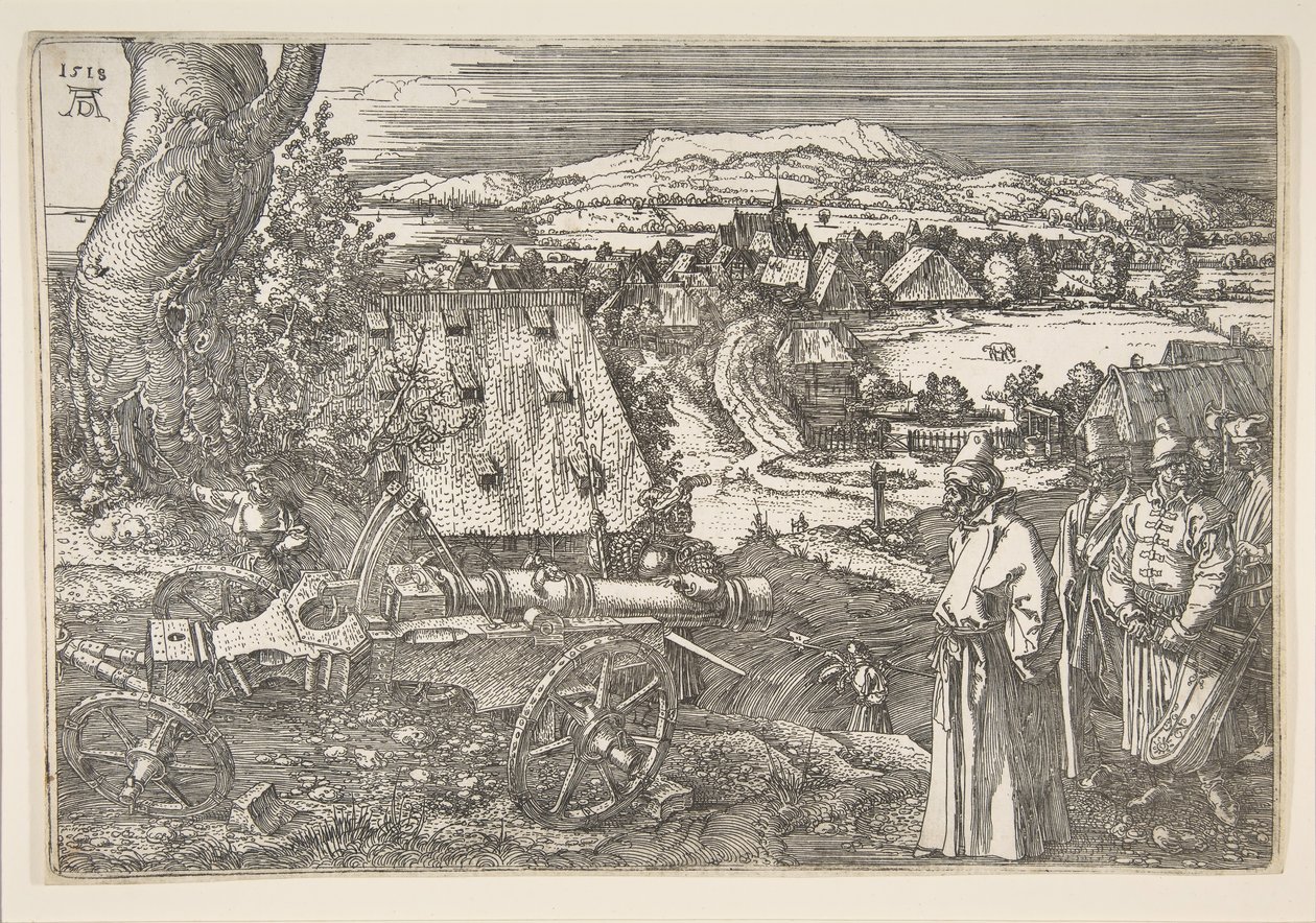 Paysage avec un canon - Albrecht Dürer