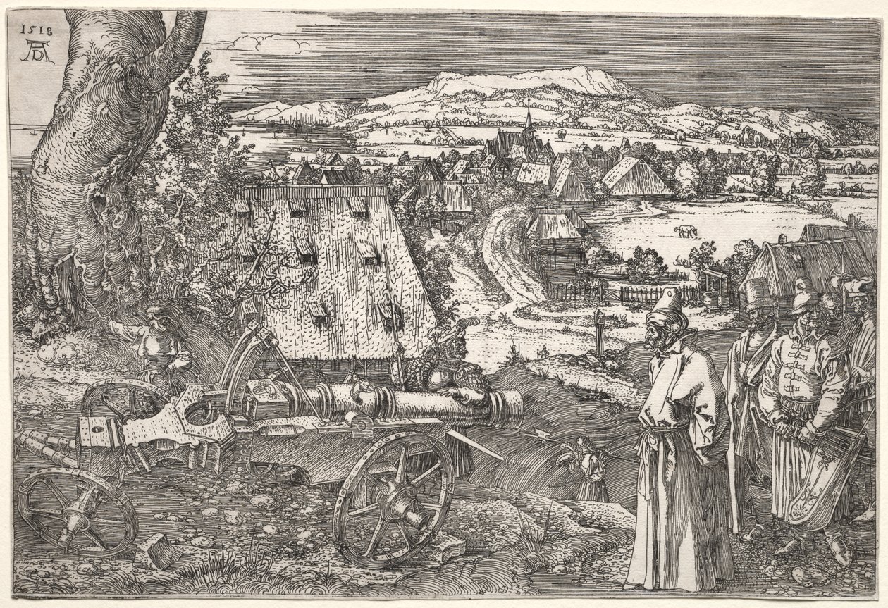 Paysage avec le canon - Albrecht Dürer