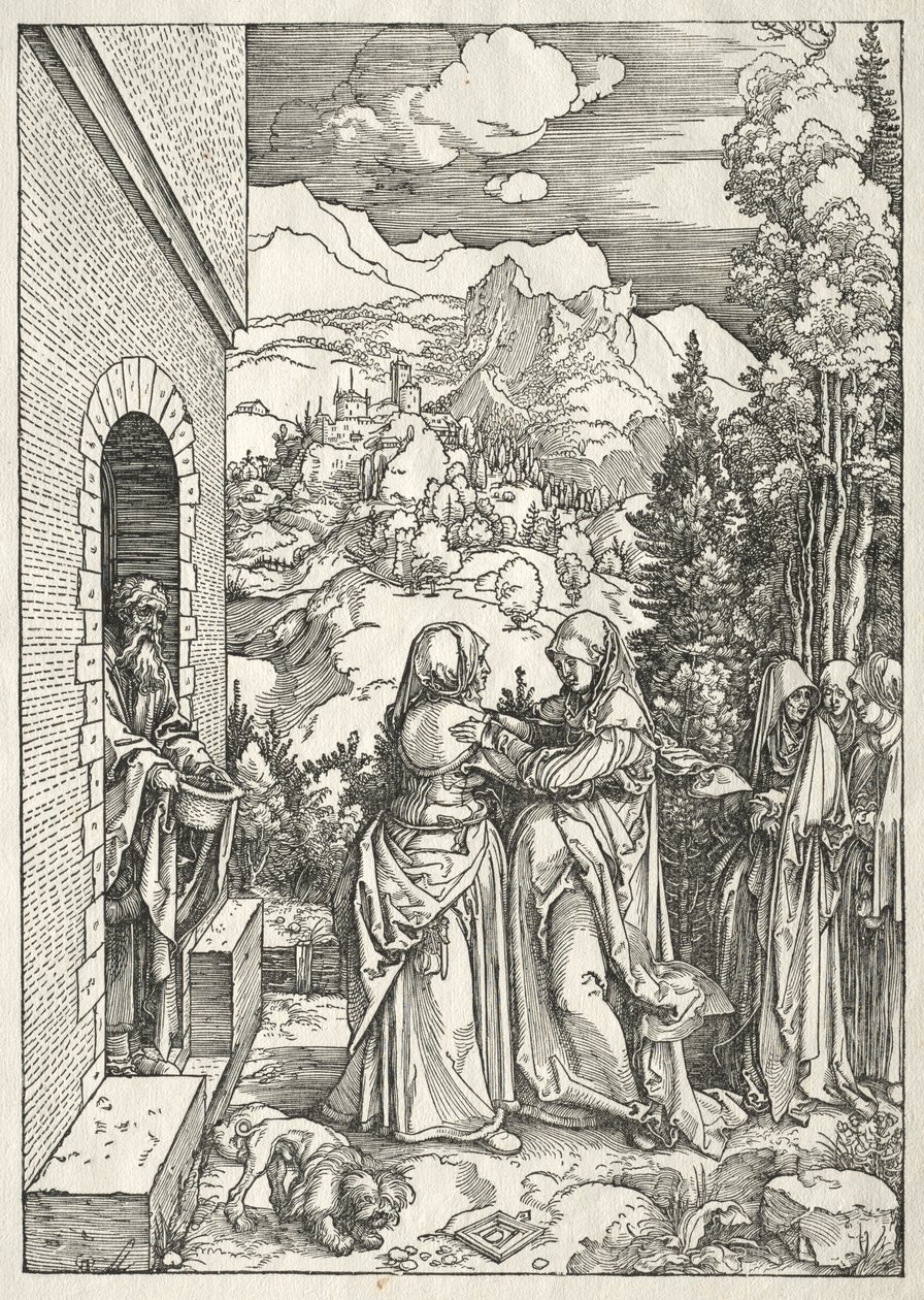 Vie de la Vierge : La Visitation, 1504-1505 - Albrecht Dürer