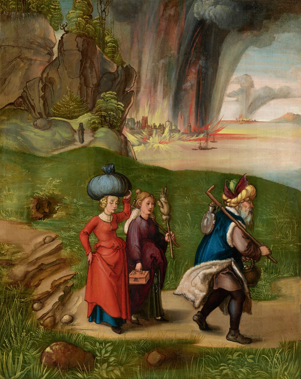 Lot et ses filles [verso] - Albrecht Dürer