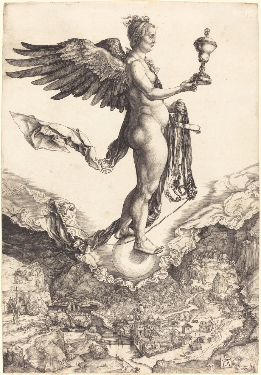Némésis (La grande fortune) - Albrecht Dürer