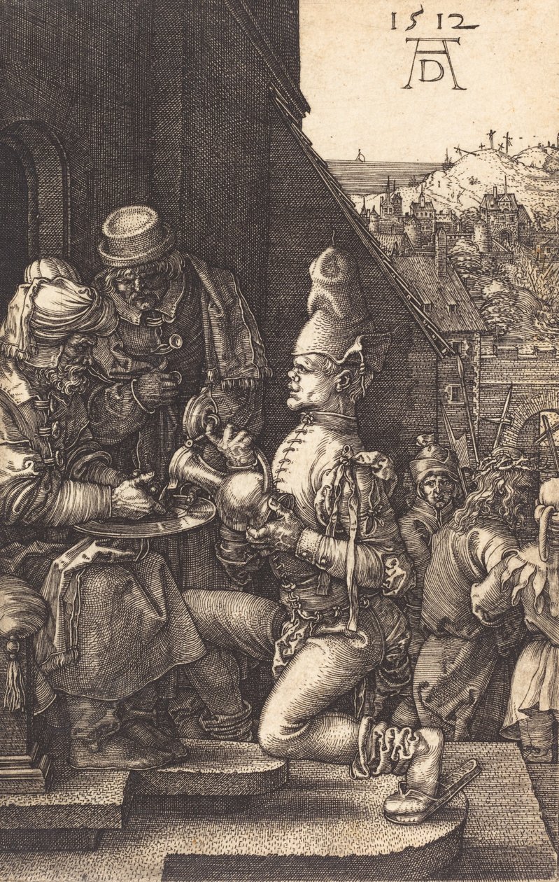 Pilate se lavant les mains, 1512 - Albrecht Dürer