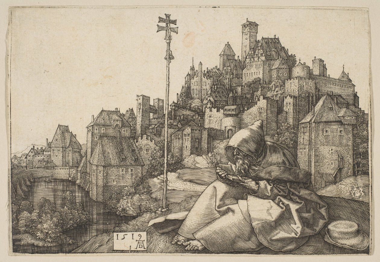 Saint Antoine lisant, 1519 - Albrecht Dürer