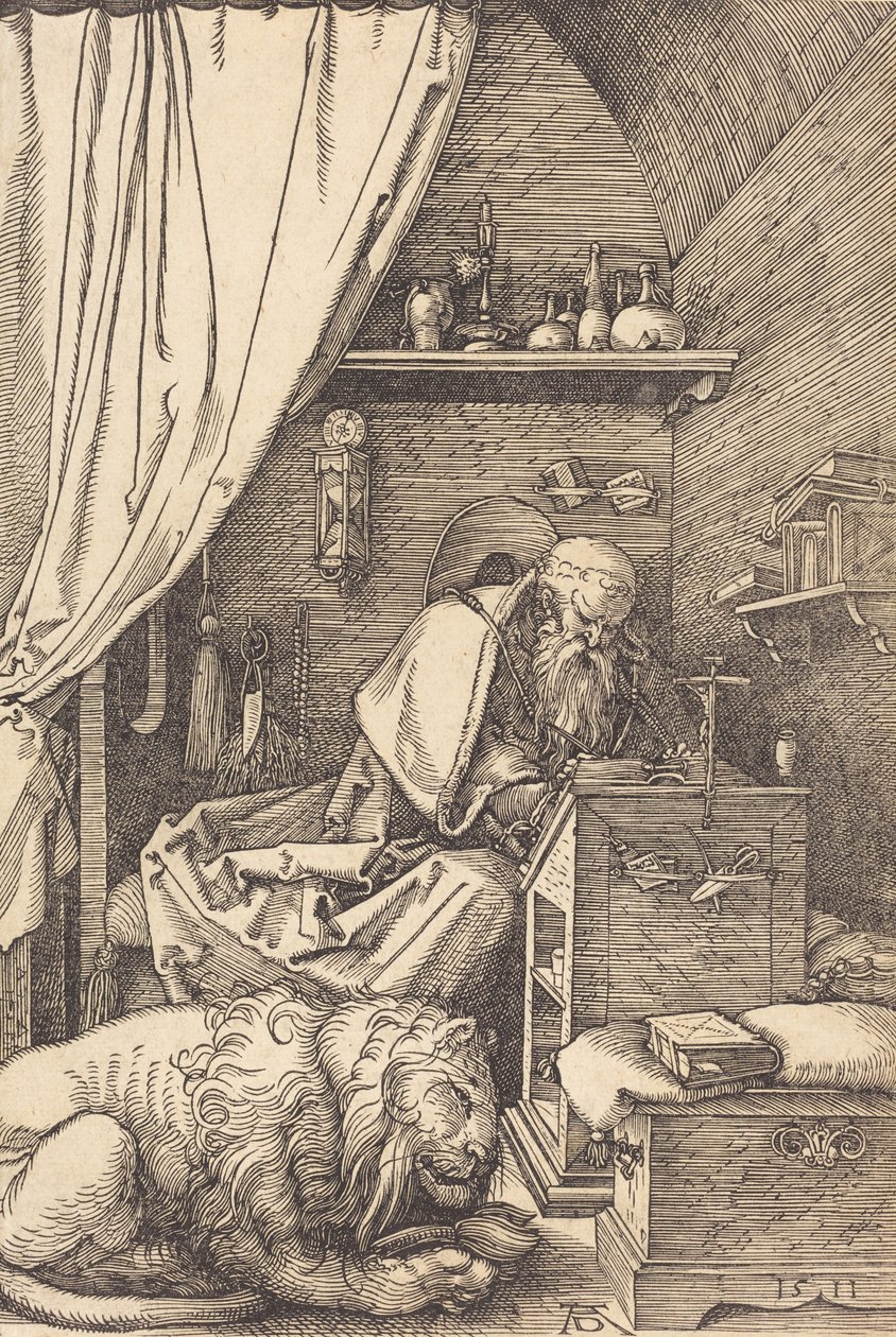 Saint Jérôme dans sa cellule, 1511 - Albrecht Dürer