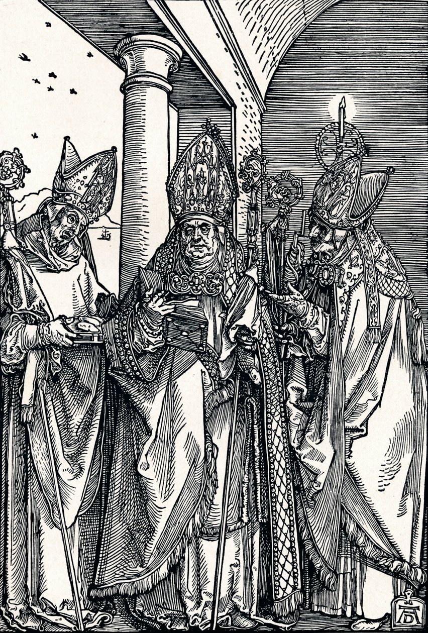 Saints Nicolas, Ulrich et Érasme, 1508 - Albrecht Dürer