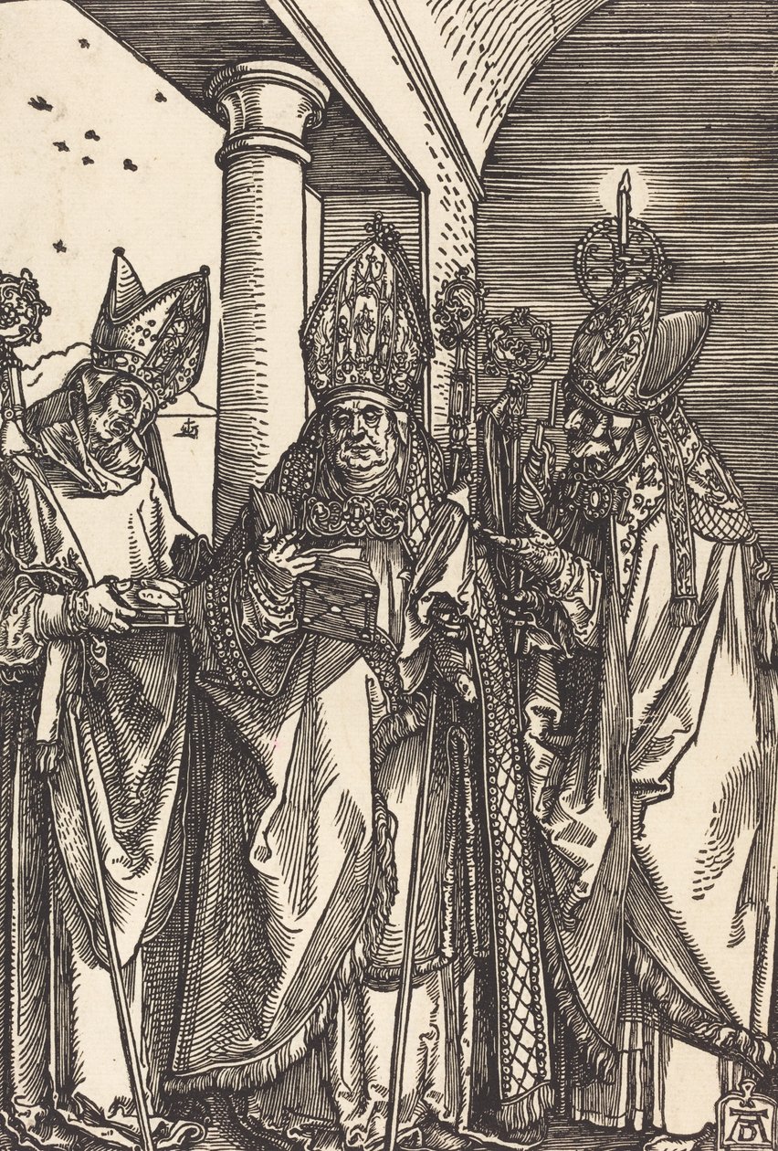 Saints Nicolas, Ulrich et Érasme - Albrecht Dürer