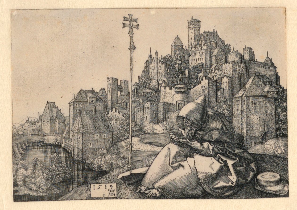 Saint Antoine lisant - Albrecht Dürer