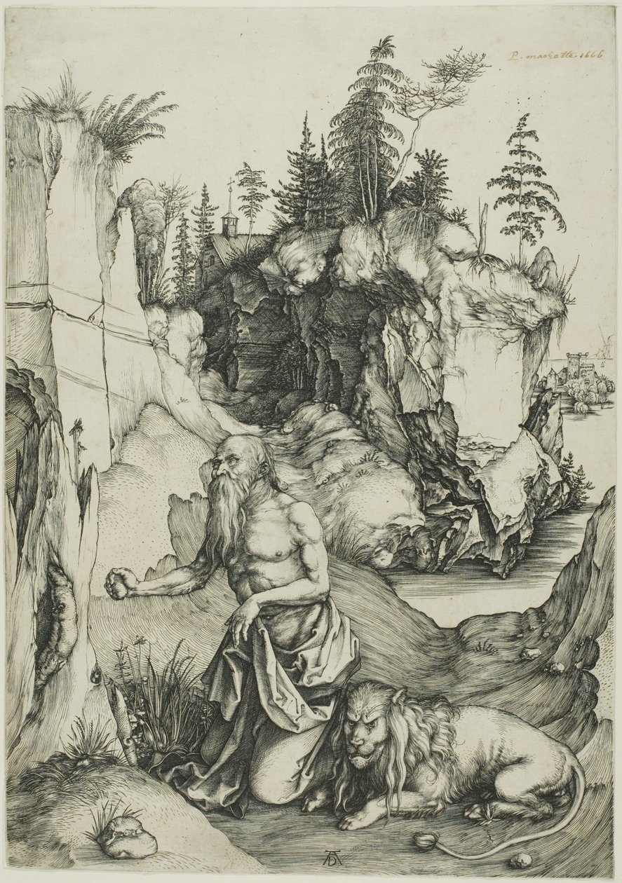 Saint Jérôme pénitent dans le désert - Albrecht Dürer