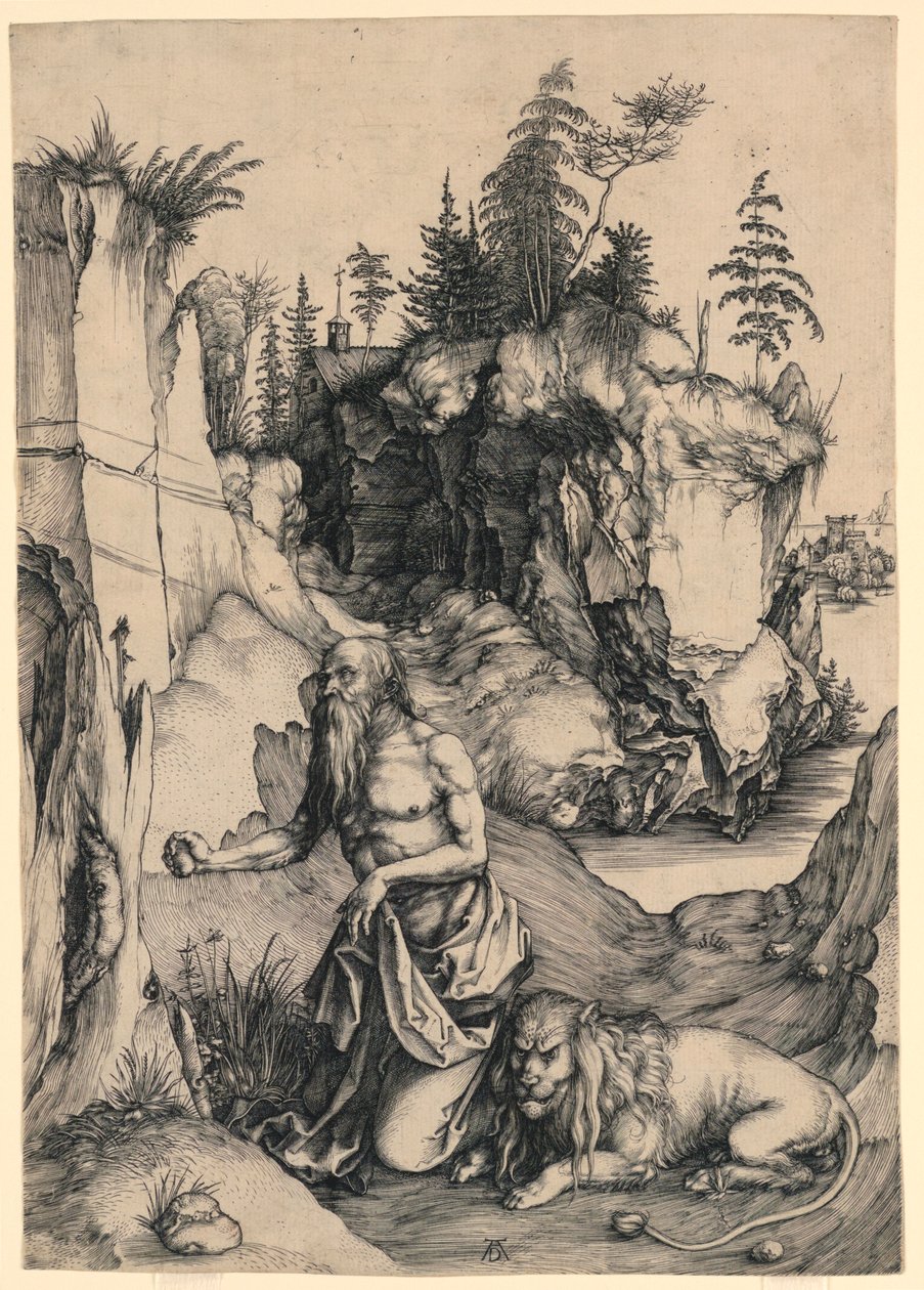 Saint Jérôme en pénitence - Albrecht Dürer