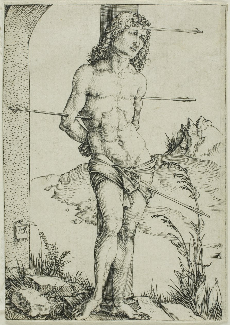Saint Sébastien attaché à la colonne - Albrecht Dürer
