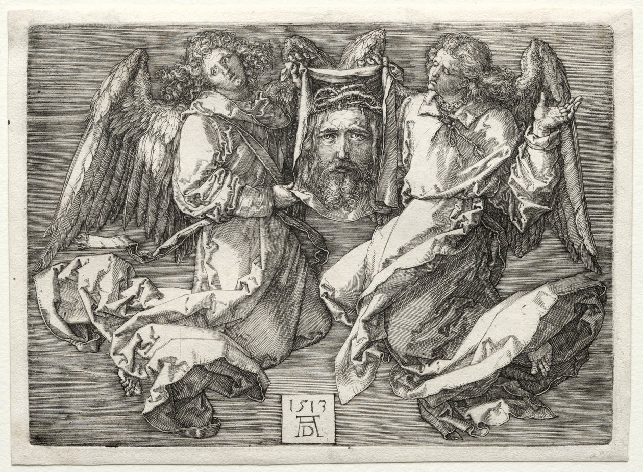 Le Suaire présenté par deux anges - Albrecht Dürer