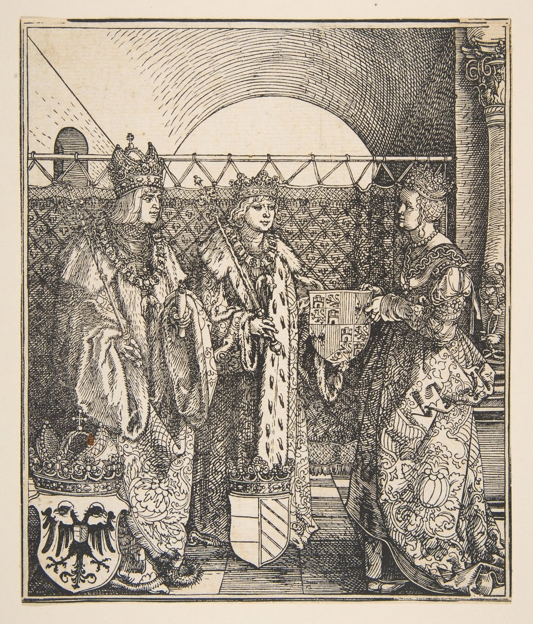 Les fiançailles de Philippe et Jeanne - Albrecht Dürer