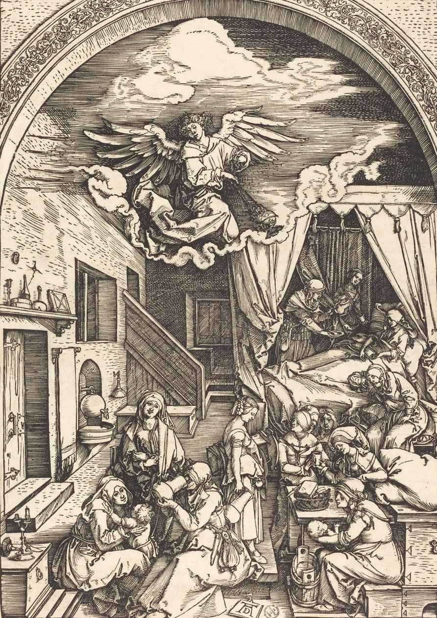 La Naissance de la Vierge - Albrecht Dürer