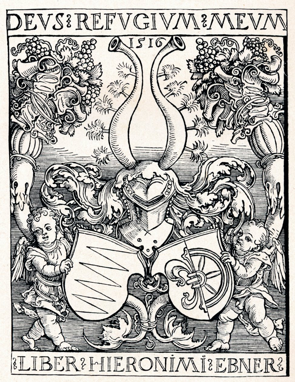 Ex-libris de Jérôme Ebner, 1516 1906 - Albrecht Dürer