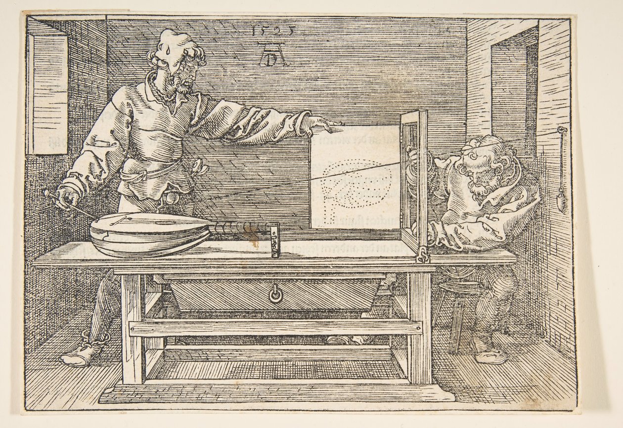 Le Dessinateur du luth - Albrecht Dürer