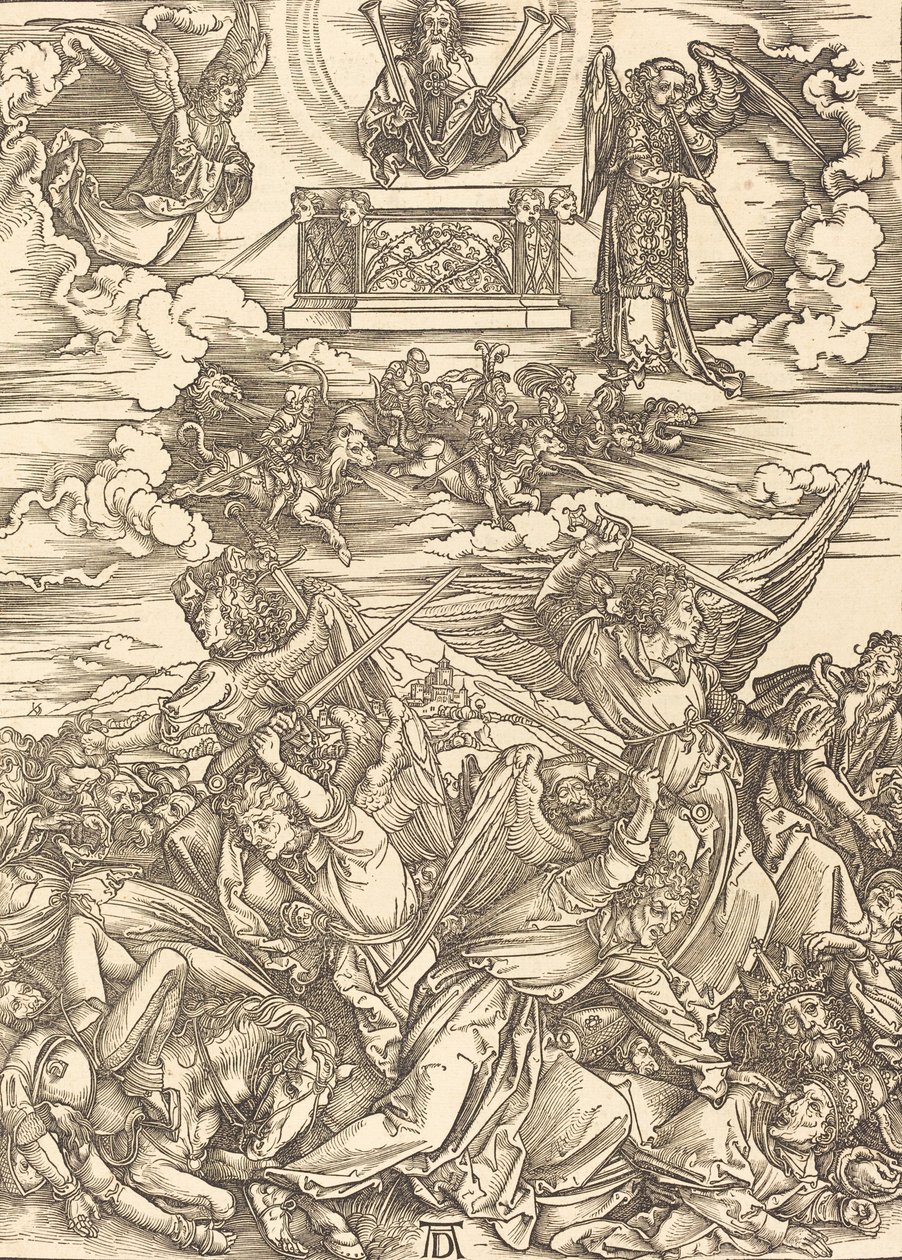 Les Quatre Anges Vengeurs - Albrecht Dürer