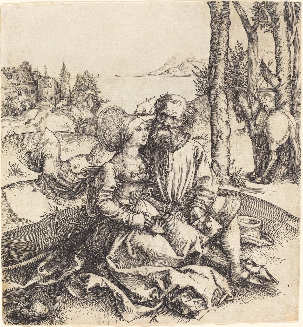 Le Couple Mal Assorti - Albrecht Dürer