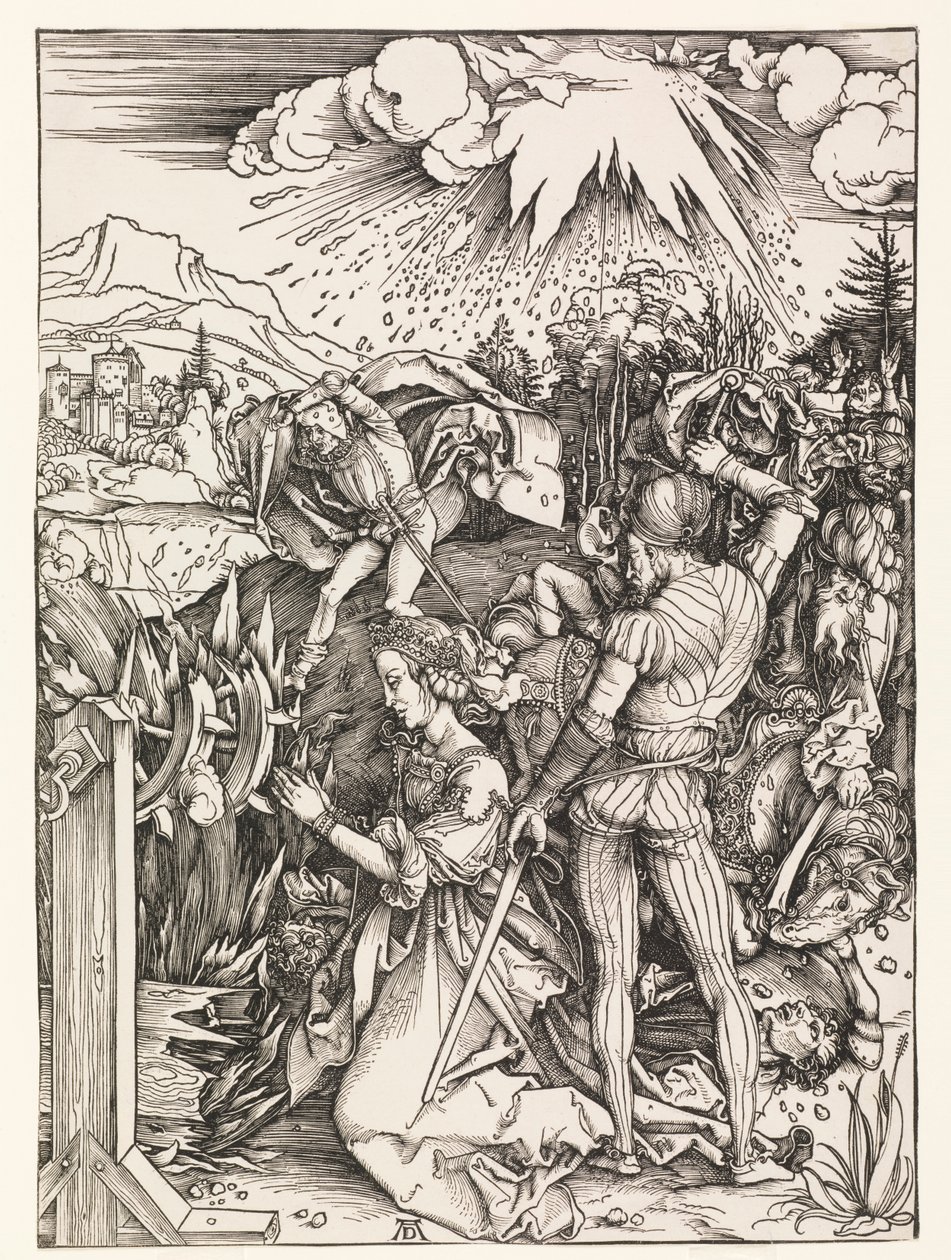 Le martyre de Sainte Catherine - Albrecht Dürer