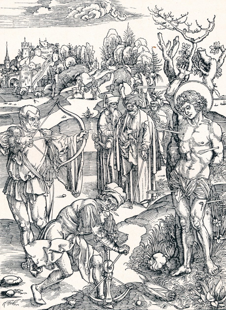 Le Martyre de Saint Sébastien, vers 1495, 1906 - Albrecht Dürer