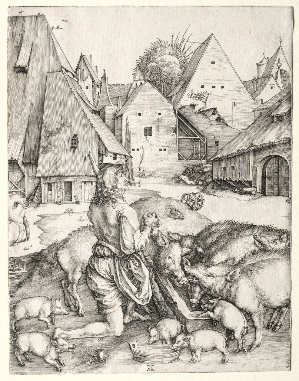 Le fils prodigue, vers 1496 - Albrecht Dürer